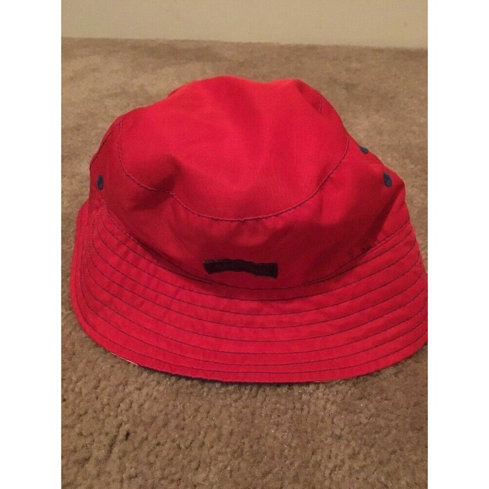 UV SKINZ Toddler Boys Red Bucket Hat Summer Spring Size 4T